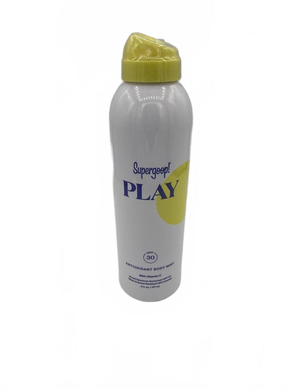 Supergoop! PLAY Antioxidant Body Mist SPF 30 Vitamin C Sunscreen 6oz New